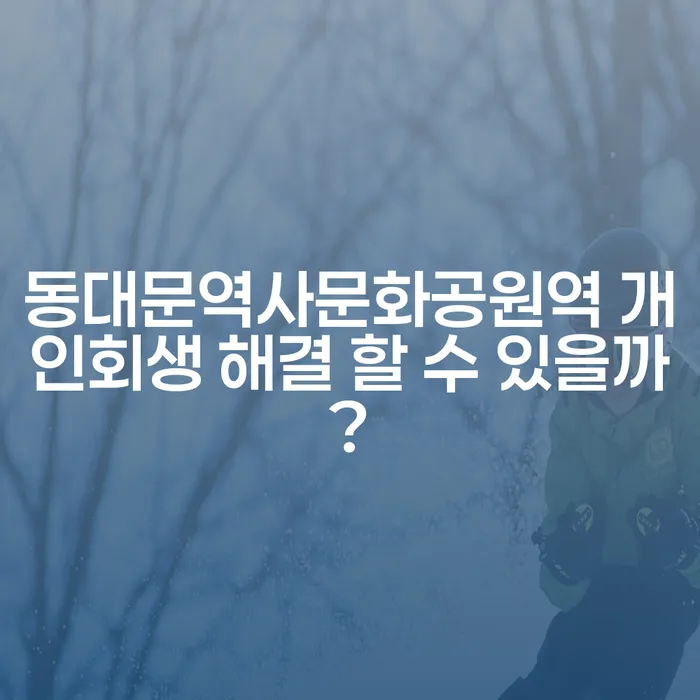 동대문역사문화공원역 개인회생 해결 할 수 있을까?