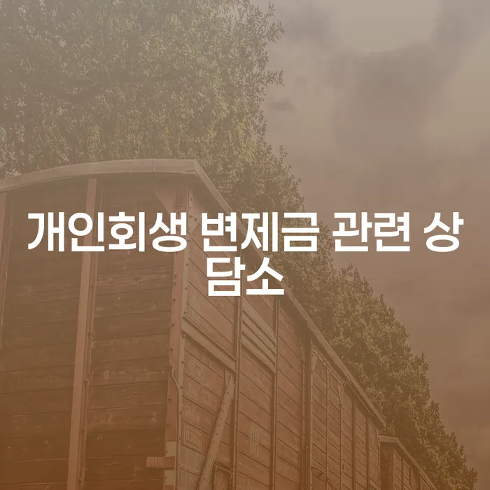 개인회생 변제금 관련 상담소: 채무 해결을 위한 첫걸음은?