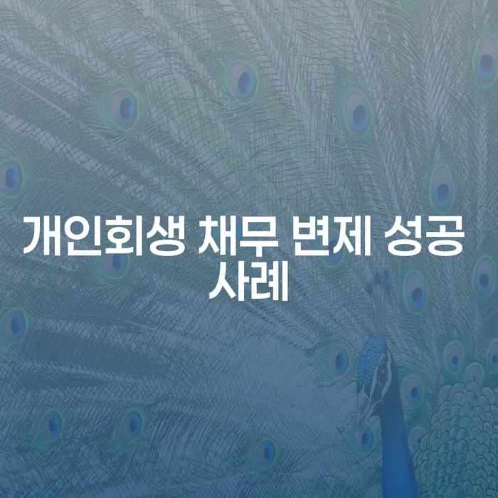 개인회생 채무 변제 성공 사례는 어떻게 만들어질까?