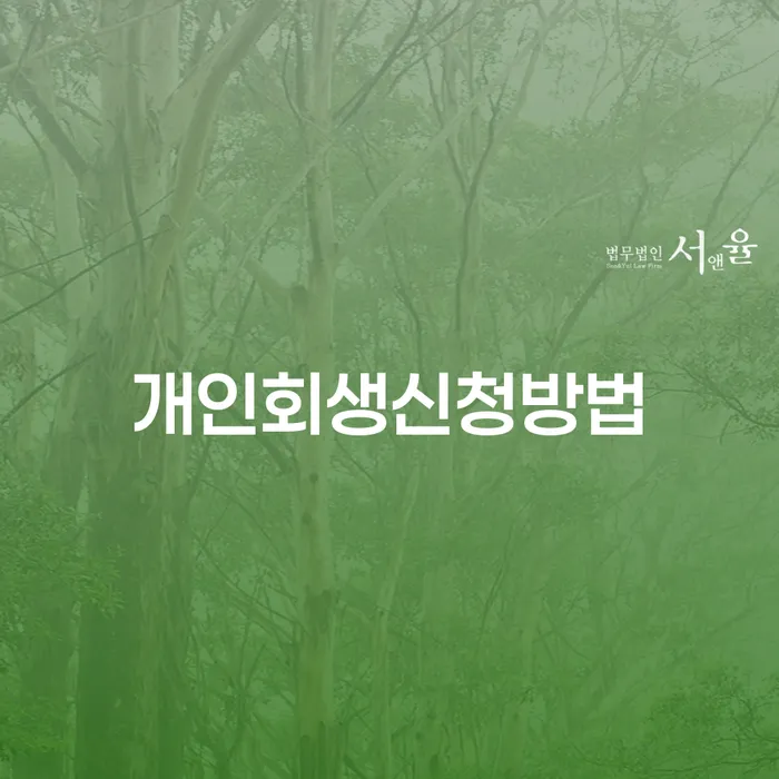 창신1동 개인회생 신청 방법과 절차