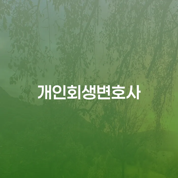 돈암2동 개인회생변호사와 함께하는 채무 해결의 길